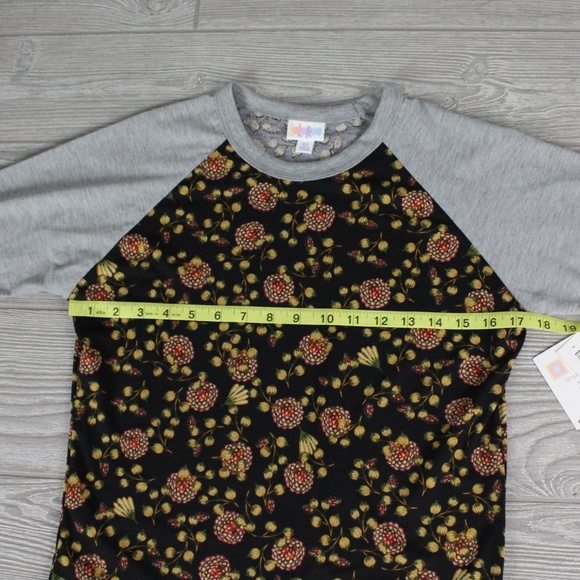 Unisex LuLaRoe Randy Ragland Tee Budding Flower XS - Picture 4 of 8